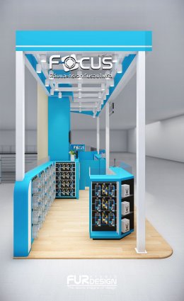 ออกแบบ ผลิต และติดตั้งร้าน : ร้าน Focus Shop ห้างฯ Central Festival เชียงใหม่
